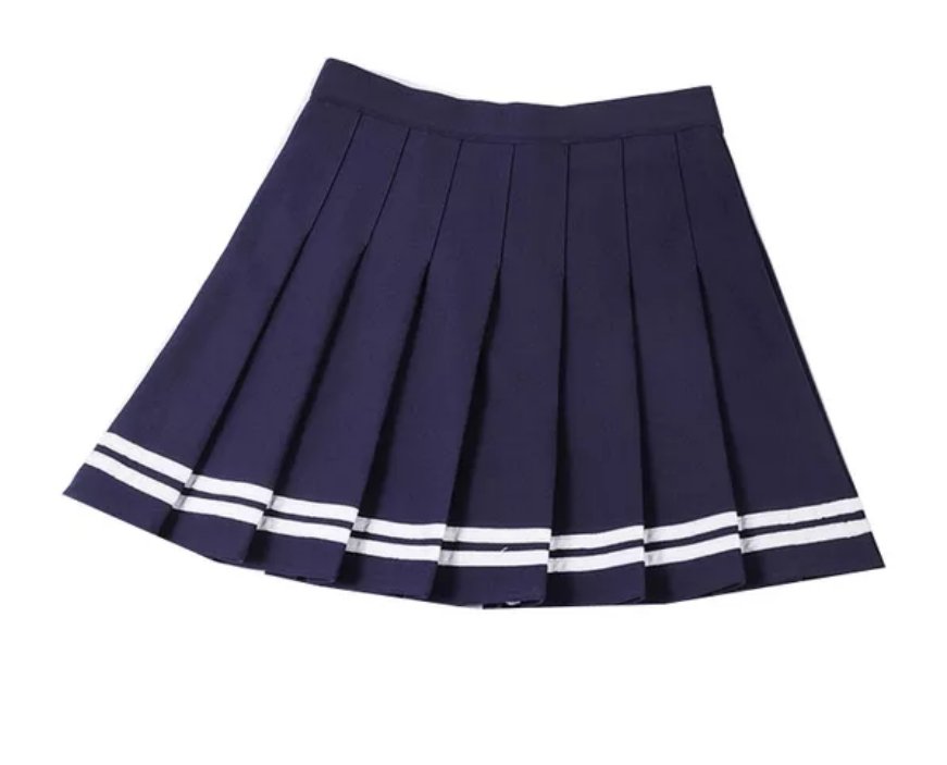 Jupe Vintage Preppy Marine - Louise Vintage