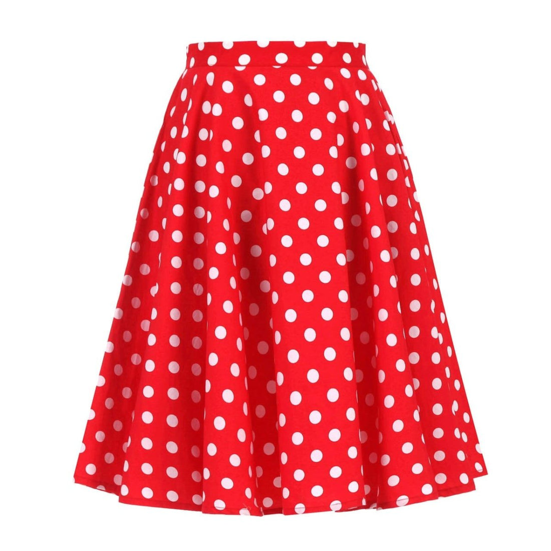 Jupe Vintage Rouge Pois - Louise Vintage