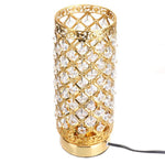 Lampe Abat Jour Verre Vintage Or - Louise Vintage