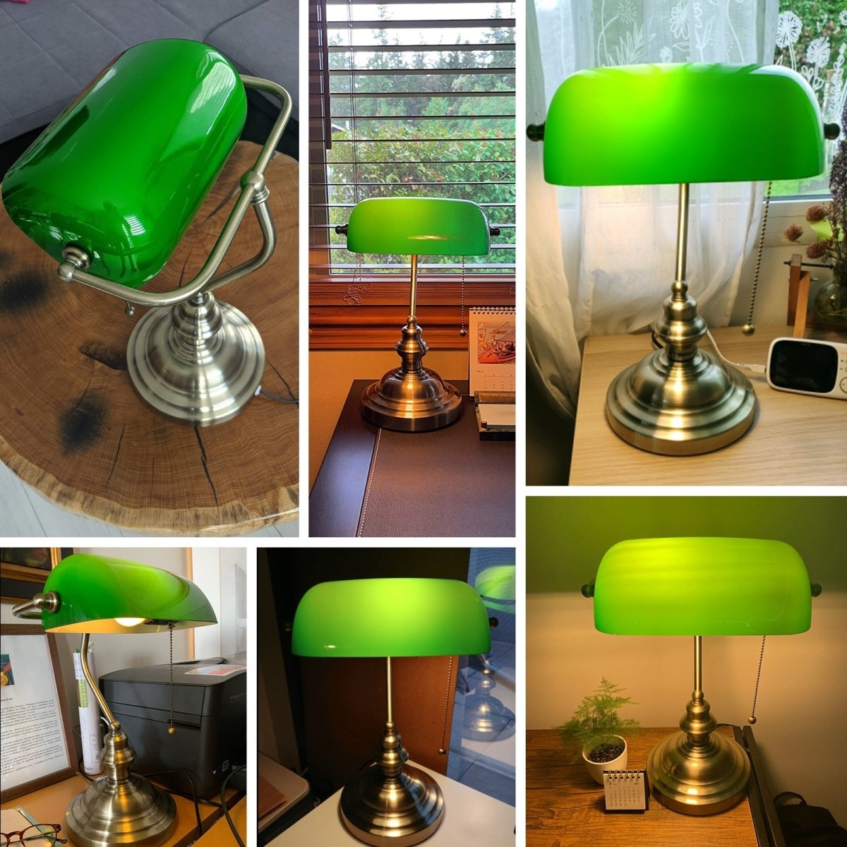 Lampe Banquier Vintage - Louise Vintage