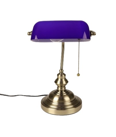 Lampe Banquier Vintage Violet - Louise Vintage