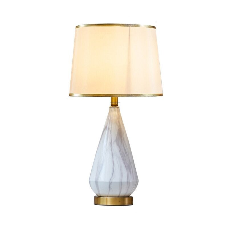 Lampe Ceramique Vintage Blanc - Louise Vintage
