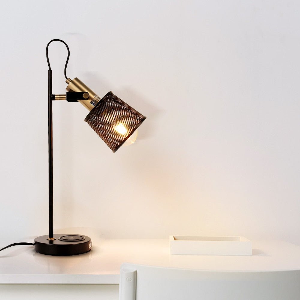 Lampe de Bureau Vintage Noire - Louise Vintage