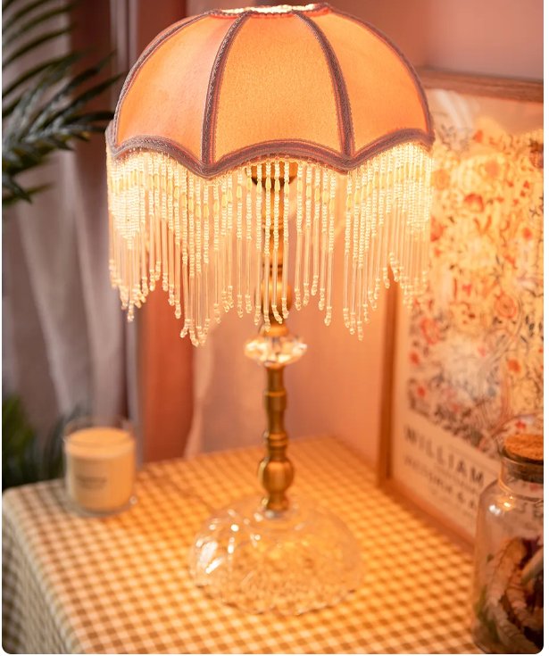 Lampe de Chevet Vintage Rose - Louise Vintage