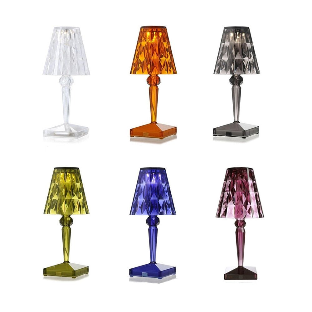 Lampe de Chevet Vintage USB Violet - Louise Vintage