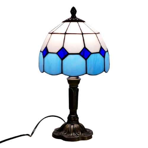 Lampe Vintage Art Déco Bleus - Louise Vintage