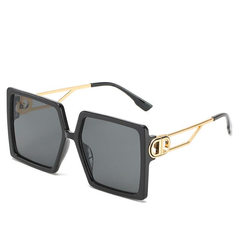 Lunettes Vintage Femme Carrées Noir - Louise Vintage