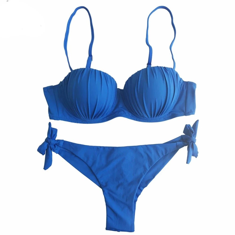Maillot de Bain Année 60 Vintage Bleu foncé - Louise Vintage