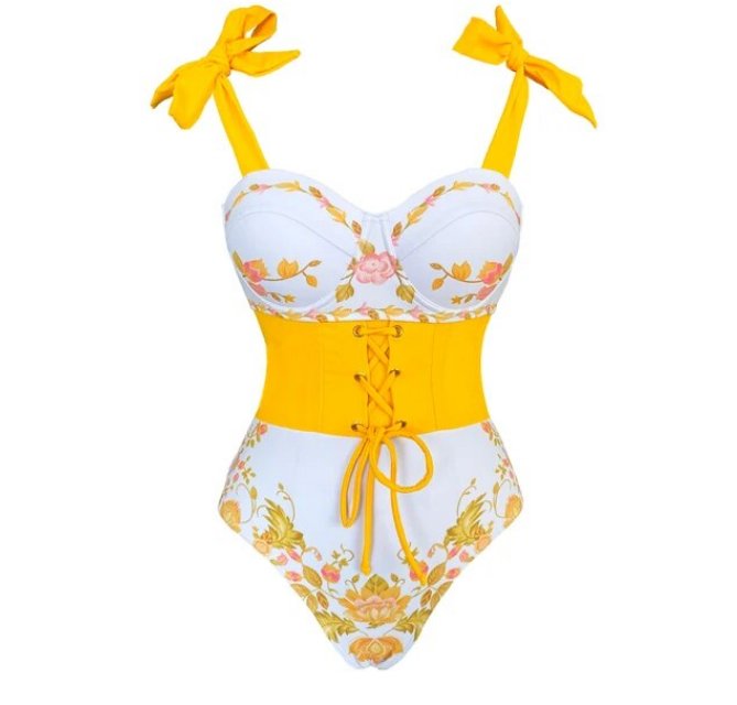 Maillot de Bain Ceinture Vintage - Louise Vintage