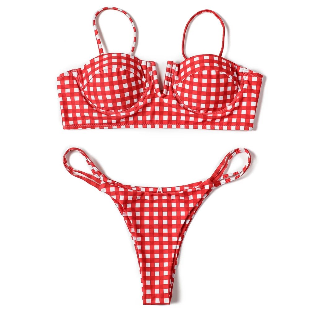 Maillot de Bain Rétro Rouge - Louise Vintage