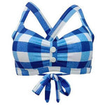 Maillot de Bain Vintage Bikini Bleu - Louise Vintage