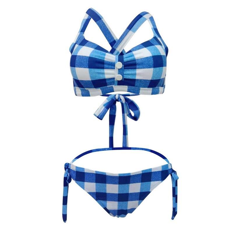 Maillot de Bain Vintage Bikini Bleu - Louise Vintage