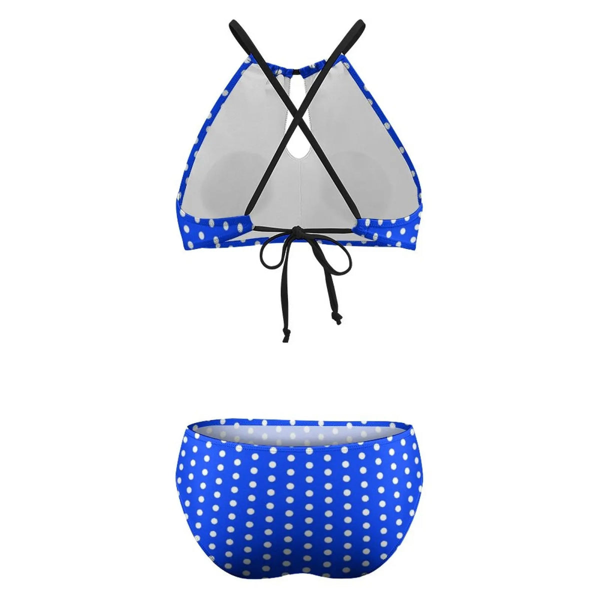 Maillot de Bain Vintage Bleu pois - Louise Vintage