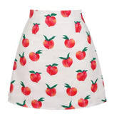 Mini Jupe Vintage Pêches - Louise Vintage