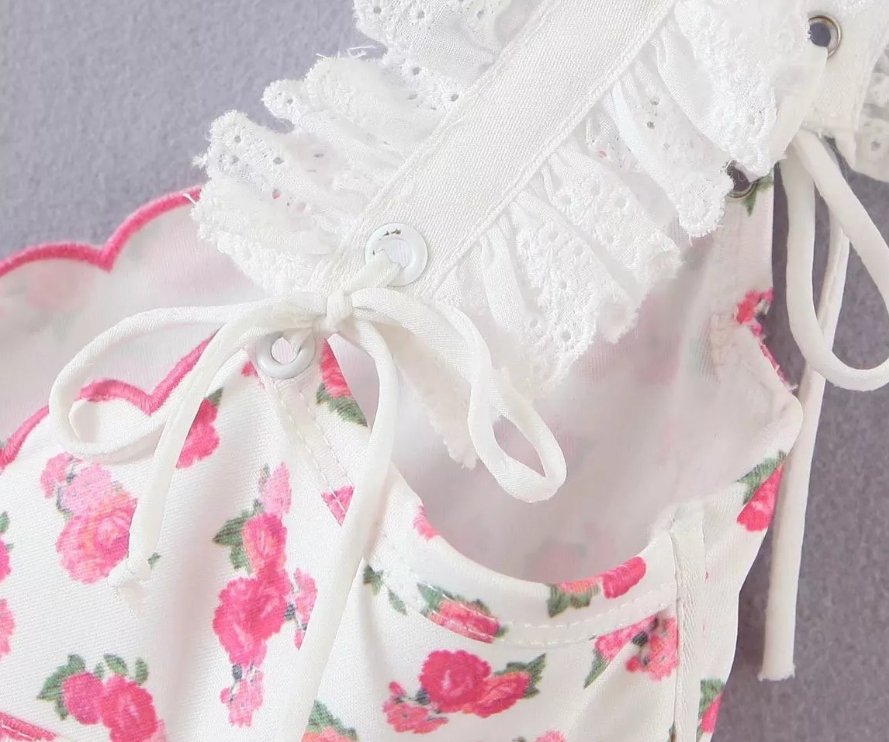 Petit Haut Femme Vintage Rose - Louise Vintage