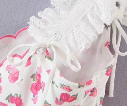 Petit Haut Femme Vintage Rose - Louise Vintage