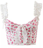 Petit Haut Femme Vintage Rose - Louise Vintage
