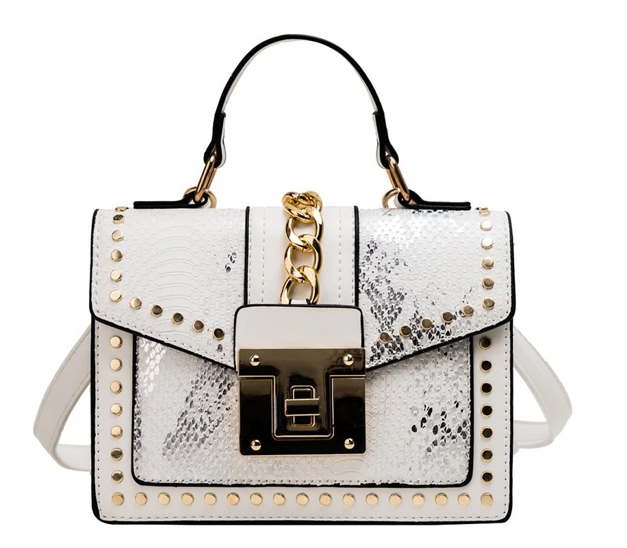 Petit Sac à Main Vintage Blanc - Louise Vintage