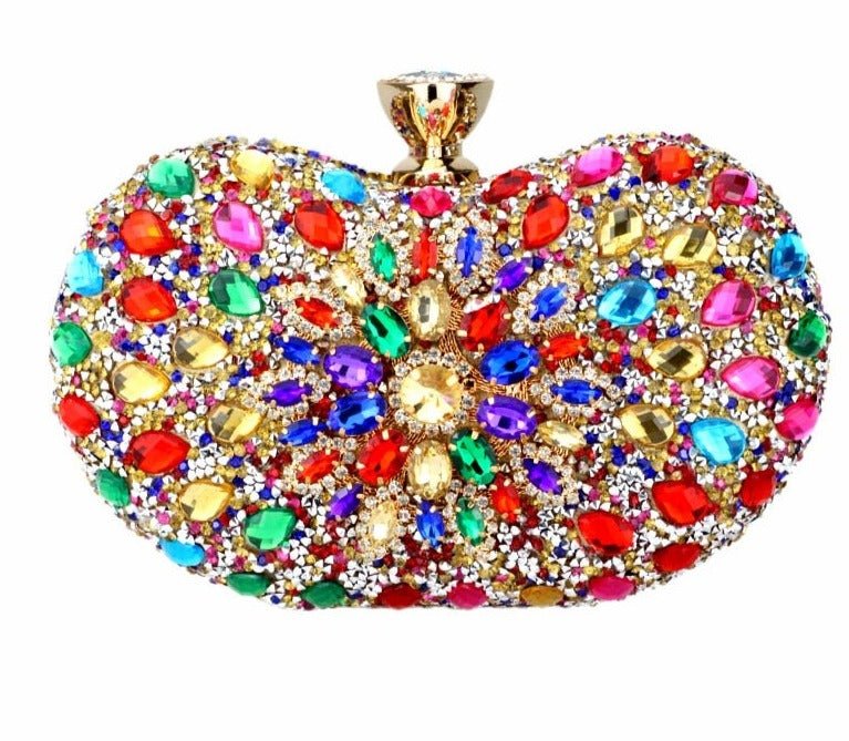 Petit Sac à Main Vintage Perles Doré - Louise Vintage