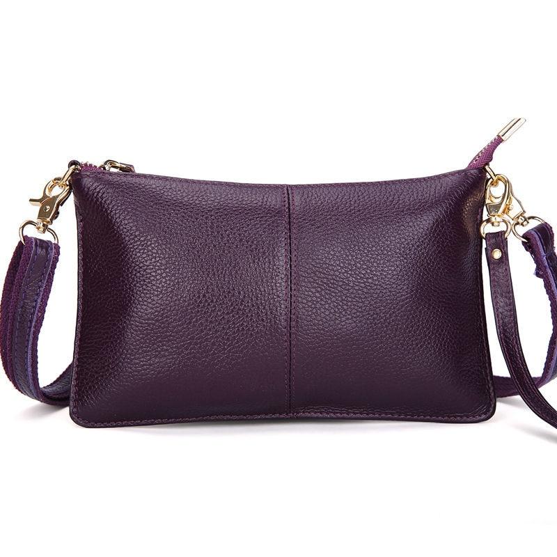 Petit Sac Vintage Cuir Violet - Louise Vintage