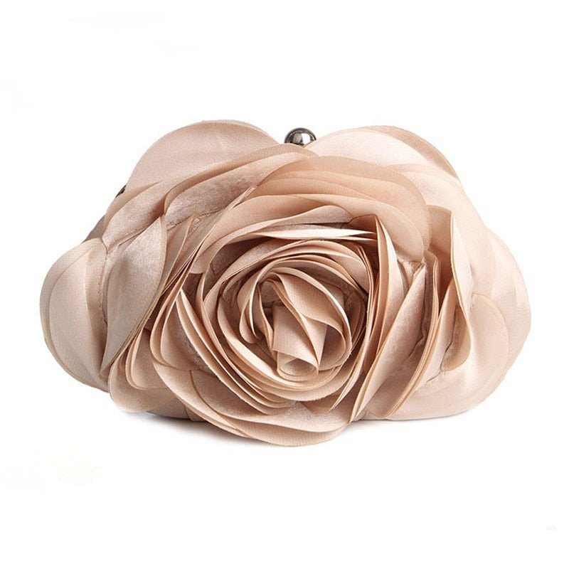 Petit Sac Vintage Fleur Beige - Louise Vintage