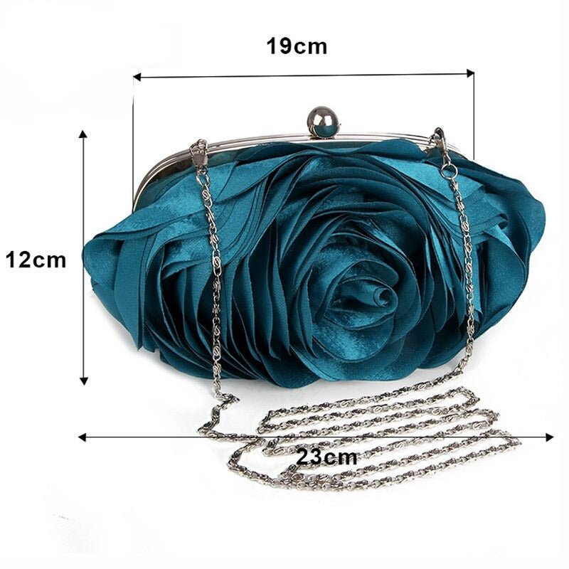 Petit Sac Vintage Fleur Bleu - Louise Vintage