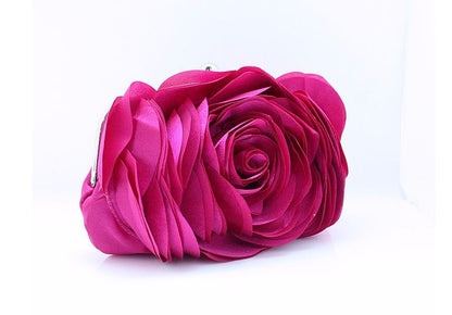 Petit Sac Vintage Fleur Rose - Louise Vintage