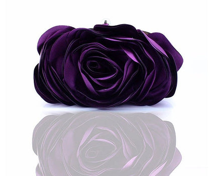 Petit Sac Vintage Fleur Violet - Louise Vintage