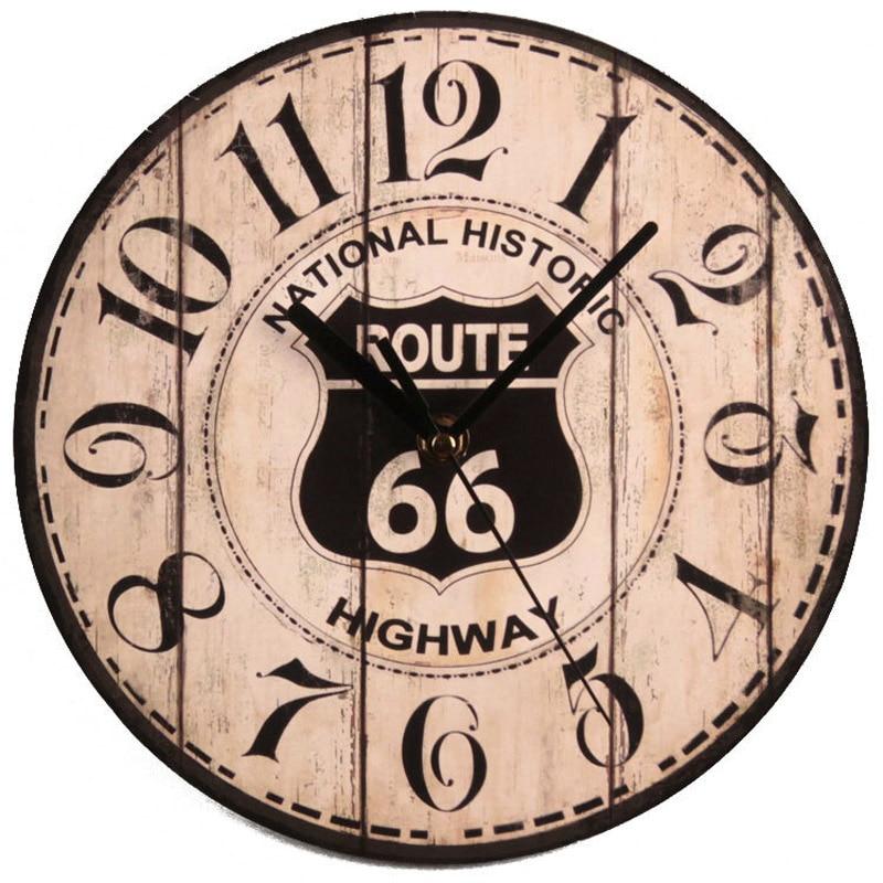 Petite Horloge Murale Vintage Route 66 - Louise Vintage