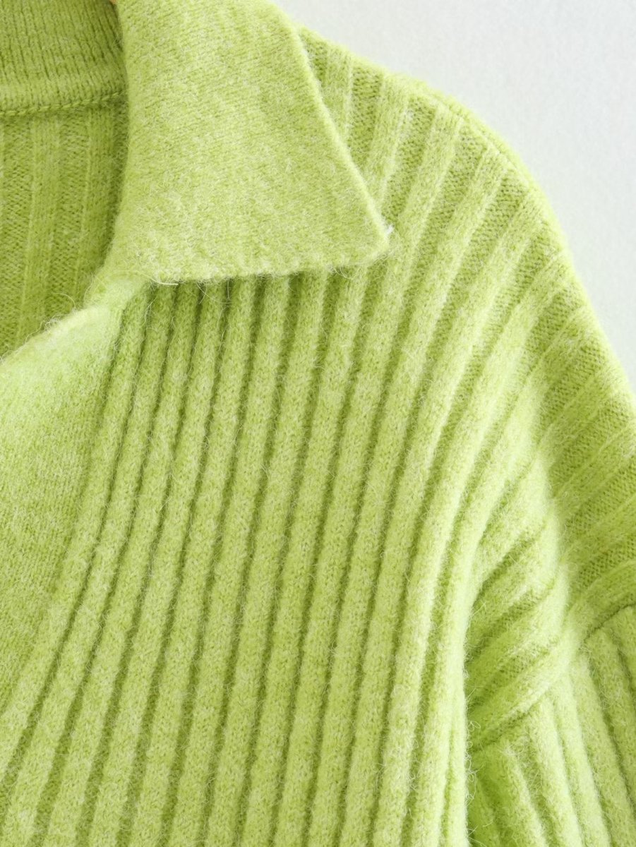Pull Vert Vintage Manches Longues Courteille - Taille T/M 36/38/40 - Occasion Très Bon état
