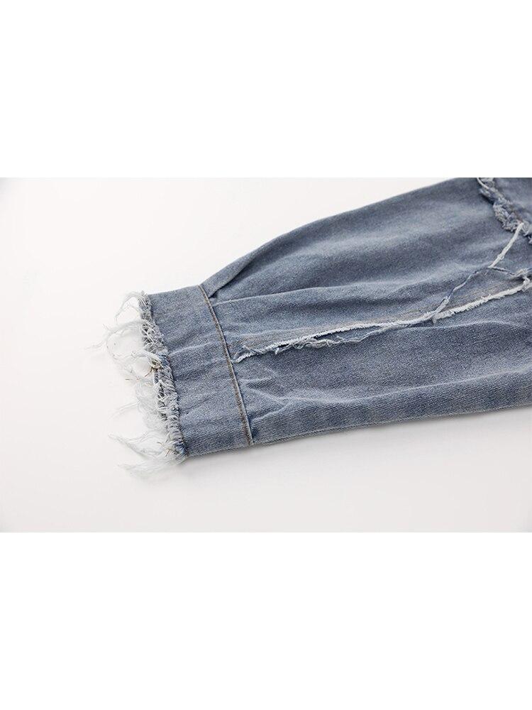 Pull Vintage Jeans Tricot Gris - Louise Vintage