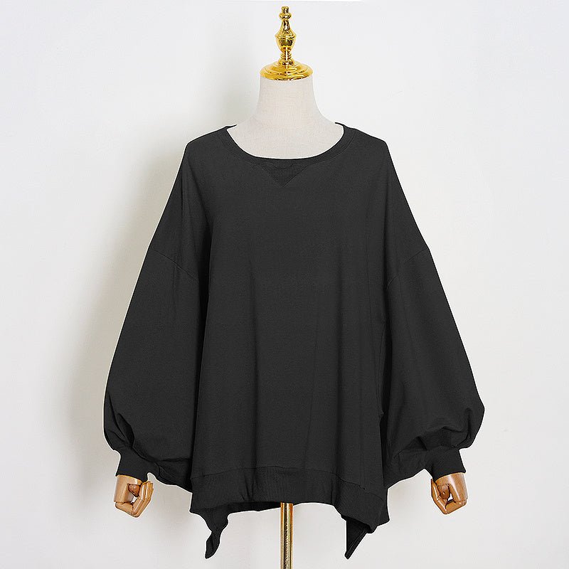 Pull Vintage Manches Lanterne Noir - Louise Vintage