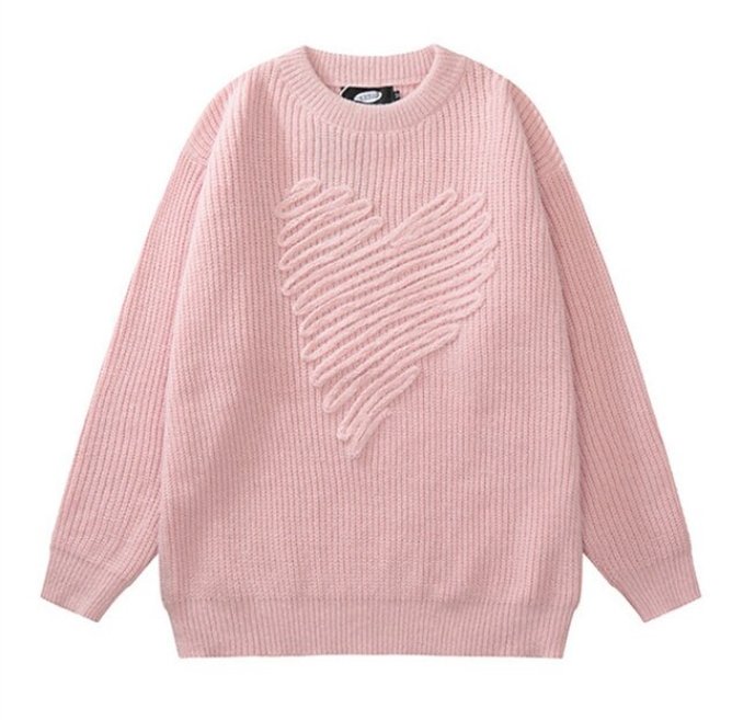Pull Vintage Motifs Coeurs - Louise Vintage