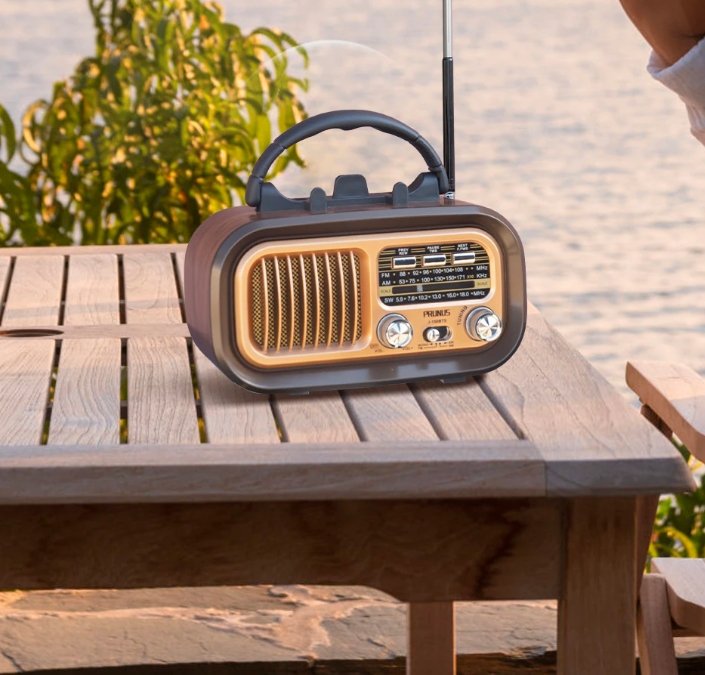 Radio Vintage Rétro Or - Louise Vintage