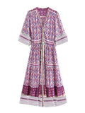 Robe 70s Hippie Grande Taille - Louise Vintage