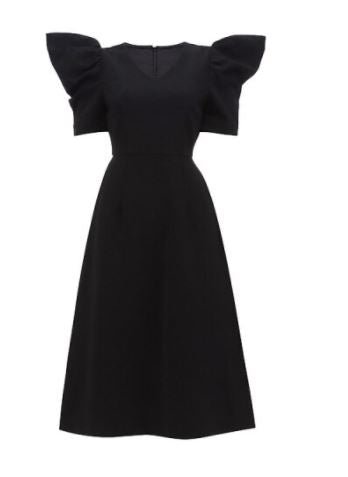 Robe Année 40 45 Noir - Louise Vintage
