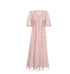 Robe Année 40 50 Classique Rose - Louise Vintage
