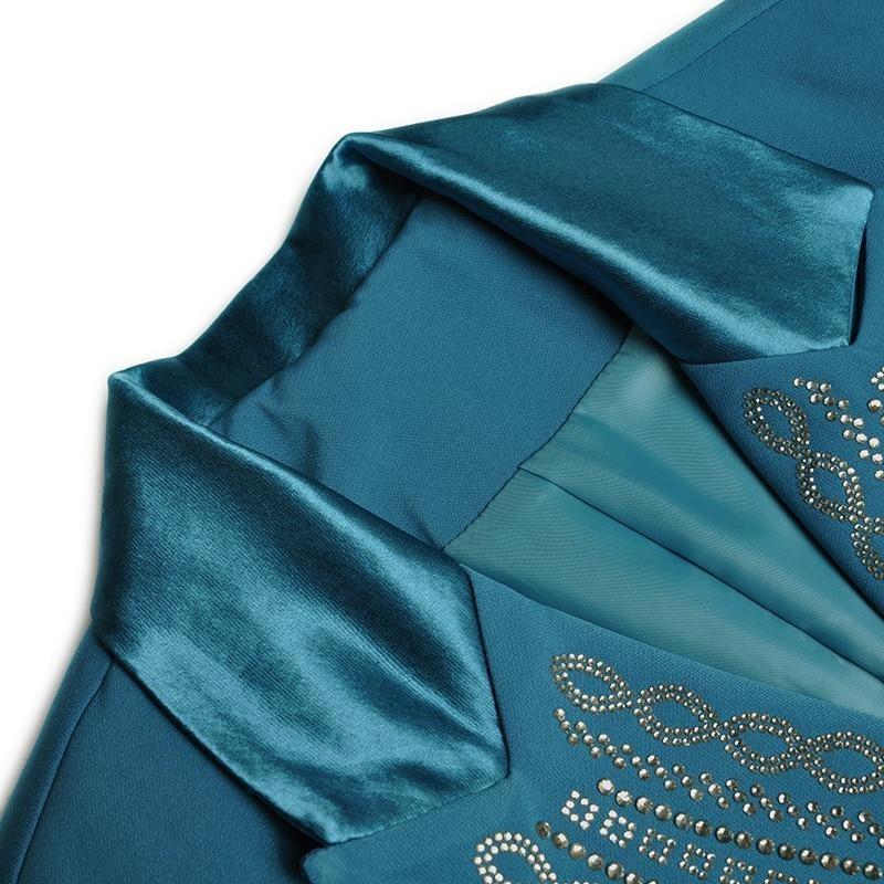 Robe Année 40 Hiver Bleu - Louise Vintage