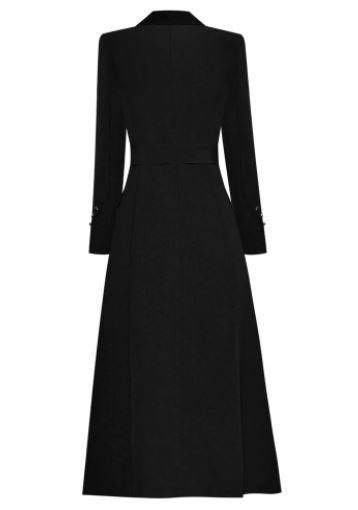 Robe Année 40 Hiver Noir - Louise Vintage