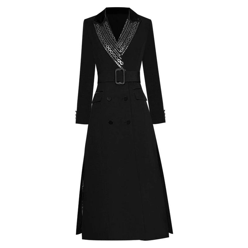 Robe Année 40 Hiver Noir - Louise Vintage