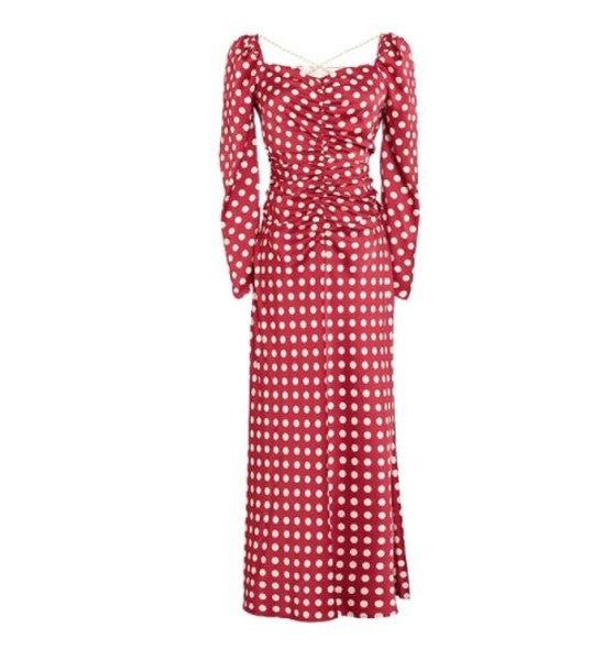 Robe Année 40 Rouge - Louise Vintage