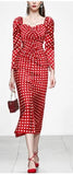Robe Année 40 Rouge - Louise Vintage