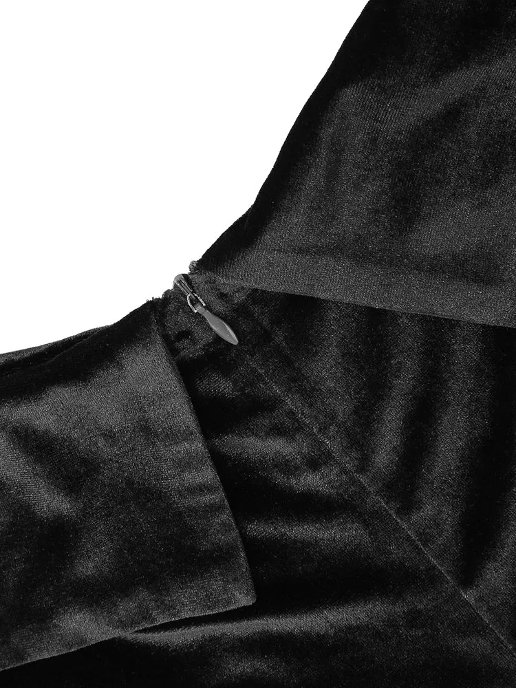 Robe Année 50 60 Noire - Louise Vintage
