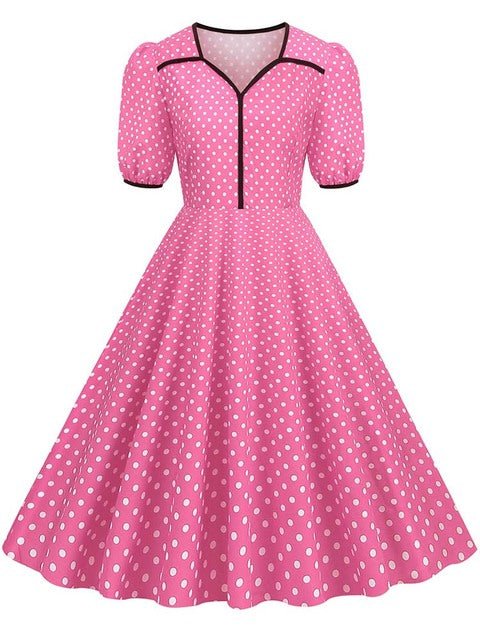 Robe Année 50 Avec Ananas - Louise Vintage