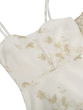 Robe Année 50 Bretelle Epaule Denudée - Louise Vintage