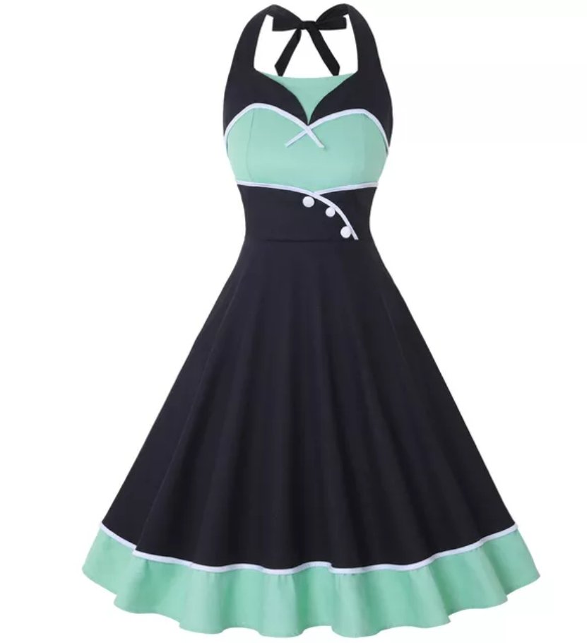 Robe Année 50 Décolletée - Louise Vintage