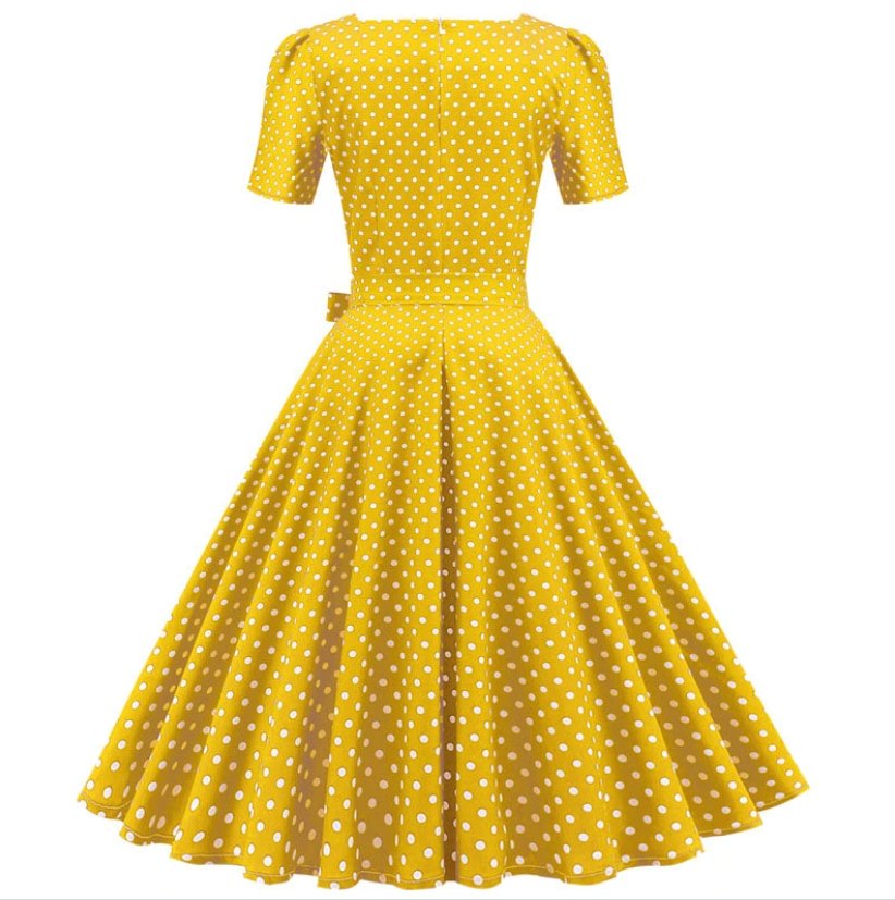 Robe à pois online vintage