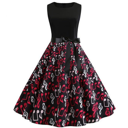 Robe Année 50 Musique - Louise Vintage