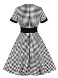 Robe Année 50 Noir et Blanc - Louise Vintage