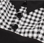 Robe Année 50 Noir et Blanc - Louise Vintage